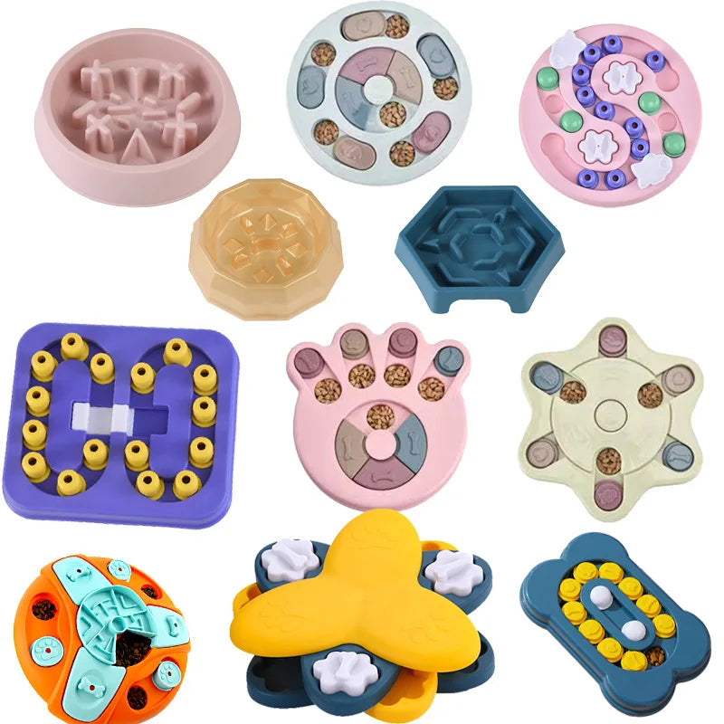 Dog Puzzle Toy Interactive Treat "hide a treat" increases IQ