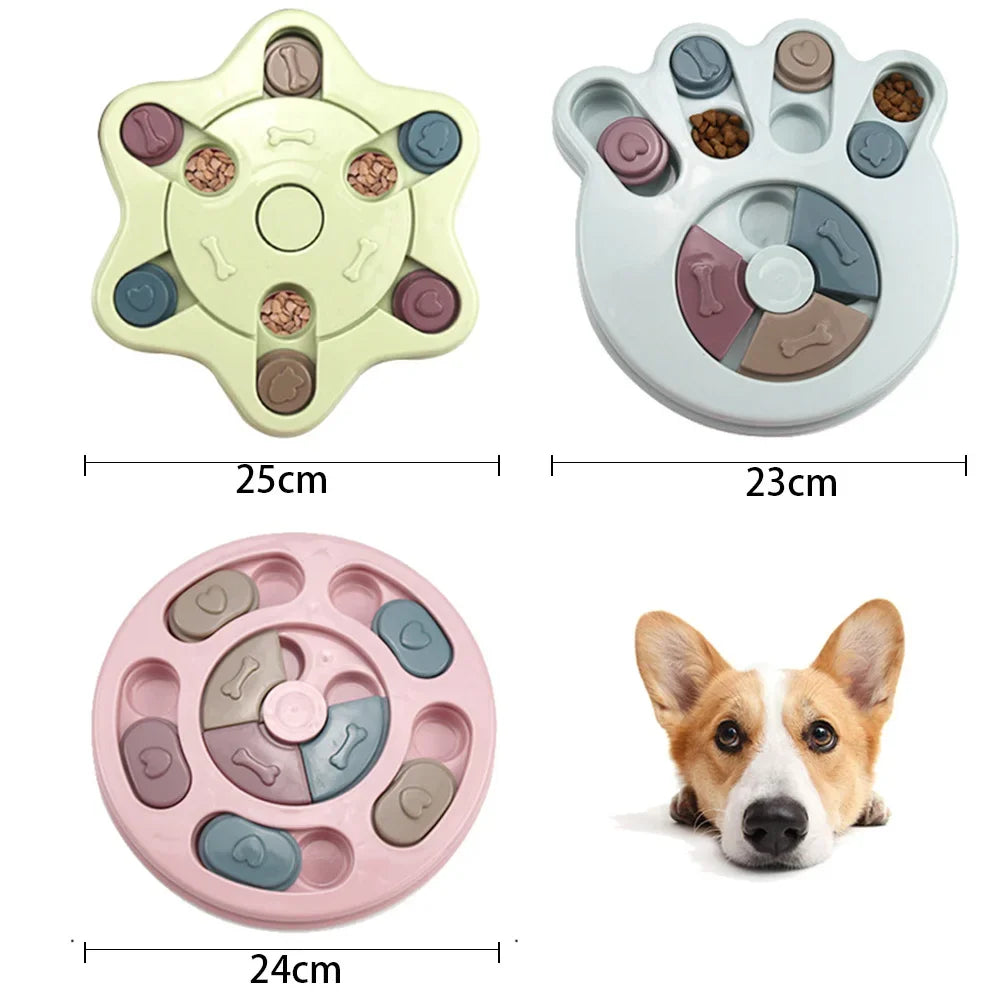 Dog Puzzle Toy Interactive Treat "hide a treat" increases IQ