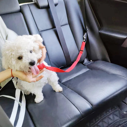 Solid Two-in-one Pet Car Seat Belt