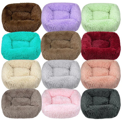 Pet Bed Super Soft Washable Long Plush