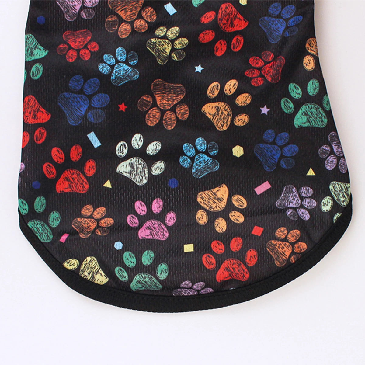 Summer Dog Vest Cute footprint print Breathable Thin T-Shirt for Small Medium Dog Fashion Chihuahua Yorkshire Vest Pet Clothes