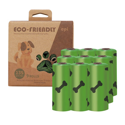 EPI Biodegradable Pet Garbage Bag Dog Poop Bags Dog Poop Bag Dispenser Dog Cleaning Supplies Dog Products for Dogs