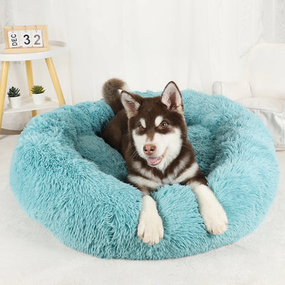 Pet Bed Donut Plush Bed for Dogs/cats washable