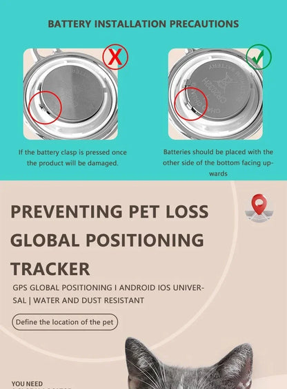 Pet GPS Tracker, Bluetooth Tracker IOS System