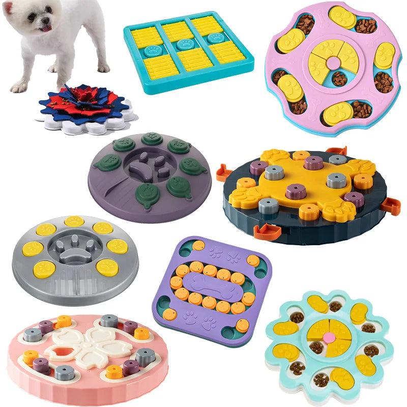 Dog Puzzle Toy Interactive Treat "hide a treat" increases IQ