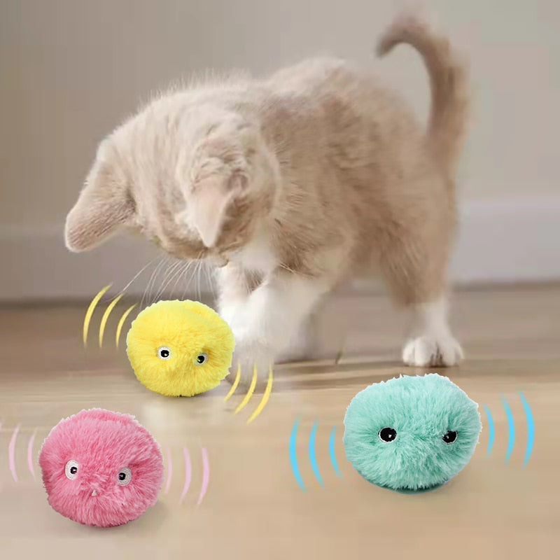 Pelota chirriante de juguete para gatos